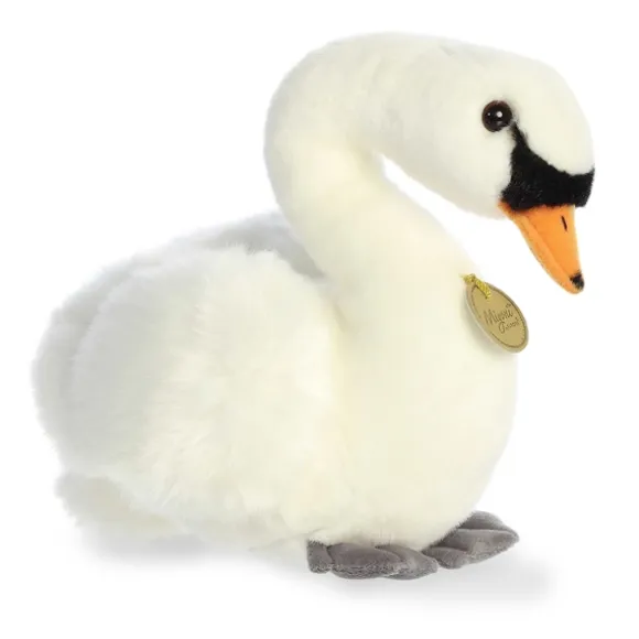 Realistic Stuffed Swan 11 Inch Miyoni Plush by Aurora