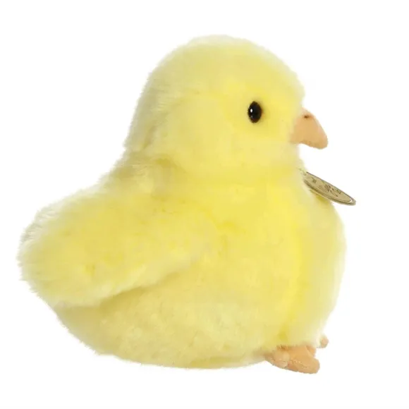 Realistic Stuffed Yellow Chick 6 Inch Miyoni Plush by Aurora