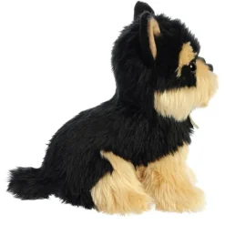 Realistic Stuffed Yorkie Pup 9 Inch Miyoni Plush by Aurora