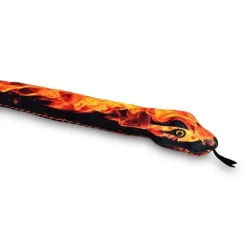 Red Flame Print 54 Inch Plush Snake by Wild Republic