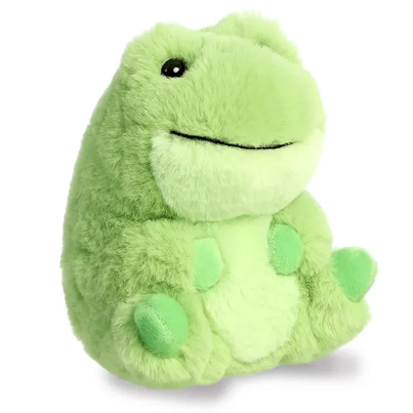 Riberto the Stuffed Frog 5 Inch Rolly Pet Plush by Aurora