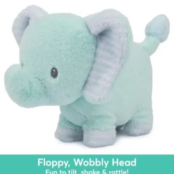 Safari Friends Baby Safe Plush Elephant Rattle by Gund