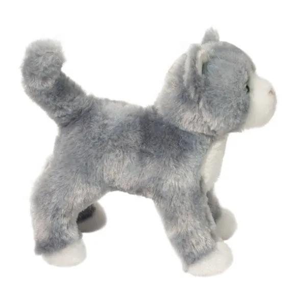 Scatter the Little Plush Gray Cat by Douglas