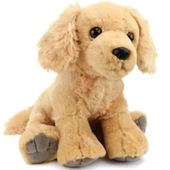 Sitting Stuffed Golden Retriever Pet Shop Plush by Wild Republic