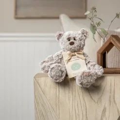 Smiling Mini Giving Bear 8.5 Inch Plush Teddy Bear by Demdaco