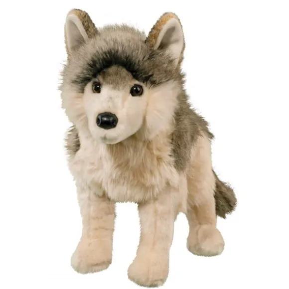 Smoke the Large Plush Wolf by Douglas