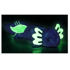 Snugglies Bioluminescent Glow in the Dark Plush Axolotl by Fiesta
