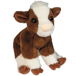 Soft Bessie the 9 Inch Plush Brown Cow by Douglas