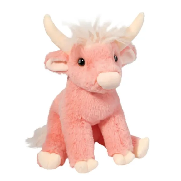 Soft Candie the 10 Inch Plush Pink Highland Cow by Douglas