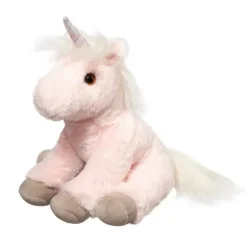 Soft Lexie the 9 Inch Ice Pink Plush Unicorn by Douglas