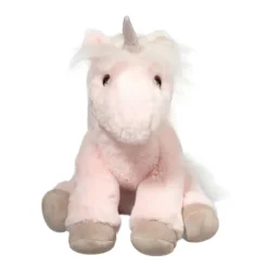 Soft Lexie the 9 Inch Ice Pink Plush Unicorn by Douglas