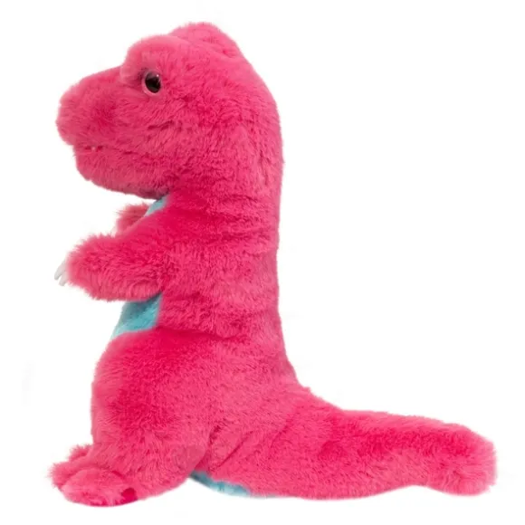 Soft Stephanie the 10 Inch Plush Pink T-Rex Dinosaur by Douglas