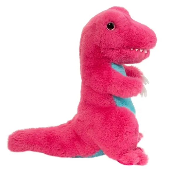 Soft Stephanie the 10 Inch Plush Pink T-Rex Dinosaur by Douglas