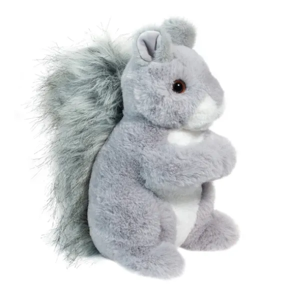 Soft Swiftie the 9 Inch Plush Gray Squirrel by Douglas