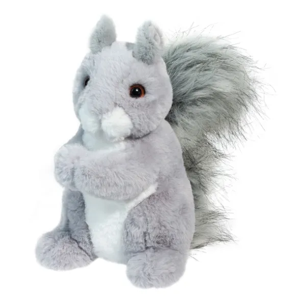 Soft Swiftie the 9 Inch Plush Gray Squirrel by Douglas
