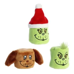 Squishy Dr. Seuss Grinch Plush Mallows 3 Piece Set by Aurora