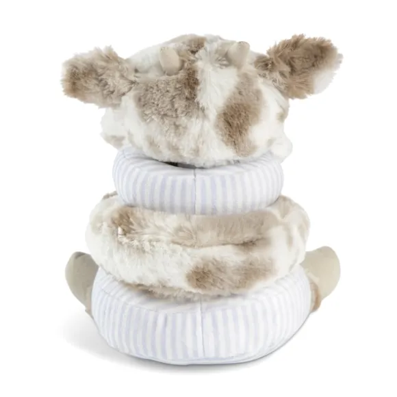Stackable Rings Plush Cow Baby Toy by Demdaco