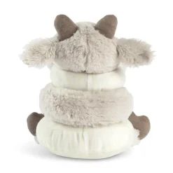Stackable Rings Plush Goat Baby Toy by Demdaco