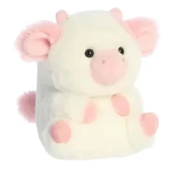 Strawberry Milk Cow Stuffed Animal 5 Inch Rolly Pet by Aurora