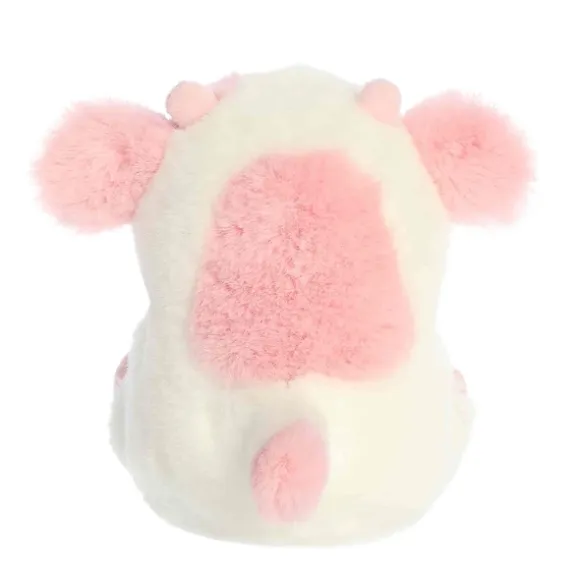 Strawberry Milk Cow Stuffed Animal 5 Inch Rolly Pet by Aurora