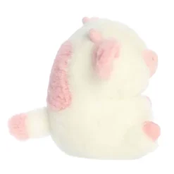 Strawberry Milk Cow Stuffed Animal 5 Inch Rolly Pet by Aurora