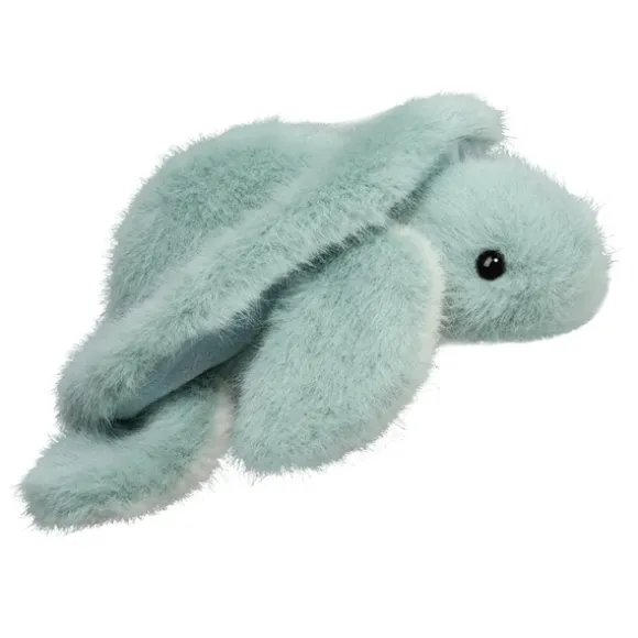 Stuffed Aqua Turtle Lil Baby by Douglas