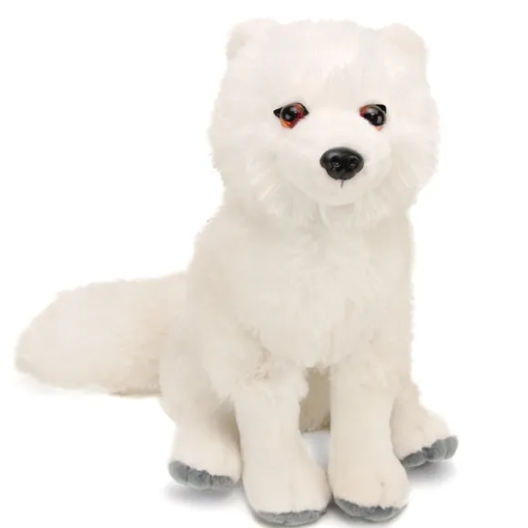 Stuffed Arctic Fox 12 Inch Cuddlekin by Wild Republic