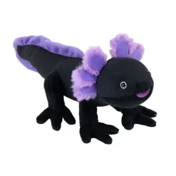 Stuffed Black Axolotl Mini Cuddlekin by Wild Republic