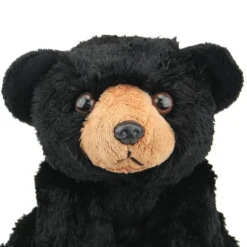 Stuffed Black Bear Mini Cuddlekin by Wild Republic