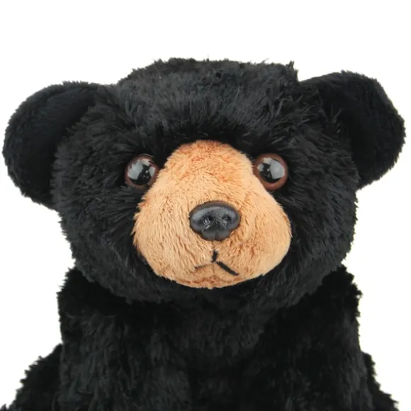 Stuffed Black Bear Mini Cuddlekin by Wild Republic