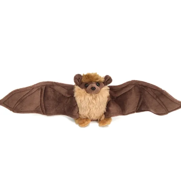 Stuffed Brown Bat Mini Cuddlekin by Wild Republic