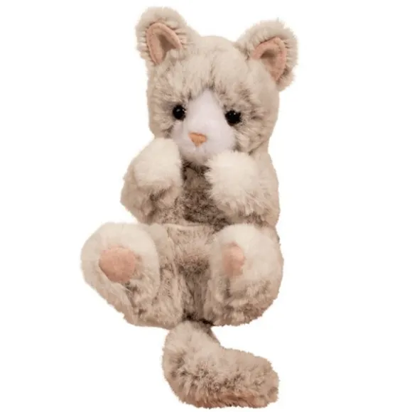 Stuffed Gray Kitten Lil Baby by Douglas