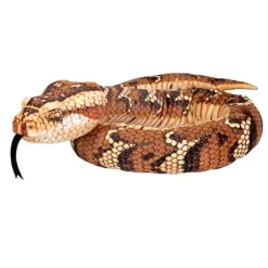 Stuffed Puff Adder 54 Inch Plush Snake by Wild Republic