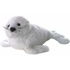 Stuffed White Harp Seal Mini Flopsie by Aurora