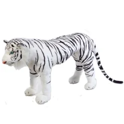 Stuffed White Tiger 40 Inch Ride On Plush Animal by Fiesta