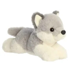 Stuffed Wolf Pup Mini Flopsie by Aurora