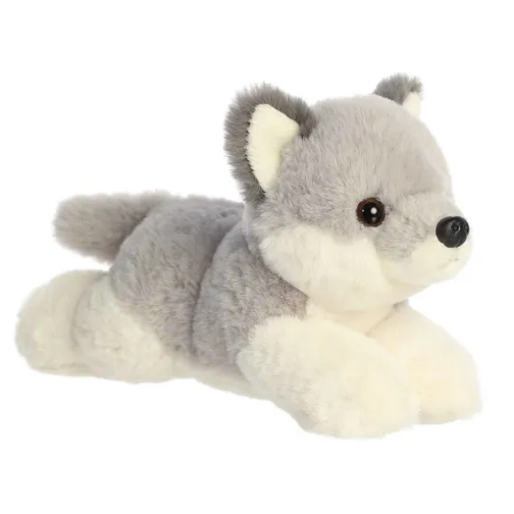 Stuffed Wolf Pup Mini Flopsie by Aurora
