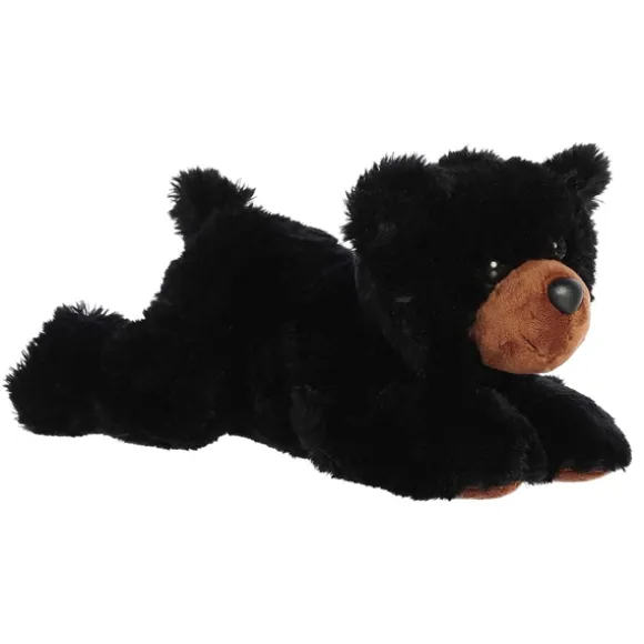 Sullivan The Plush Black Bear 12 Inch Stuffed Flopsie by Aurora