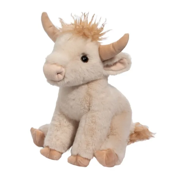 Super Soft Laddie the 12 Inch Plush Cream Highland Cow by Douglas