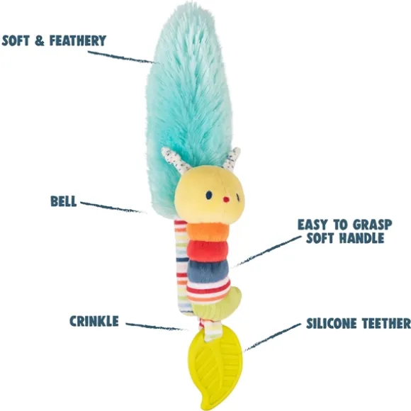 Tinkle Crinkle Plush Caterpillar Baby Toy by Gund
