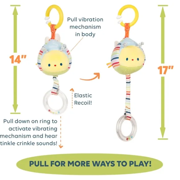 Tinkle Crinkle Pull and Play Plush Baby Toy by Gund