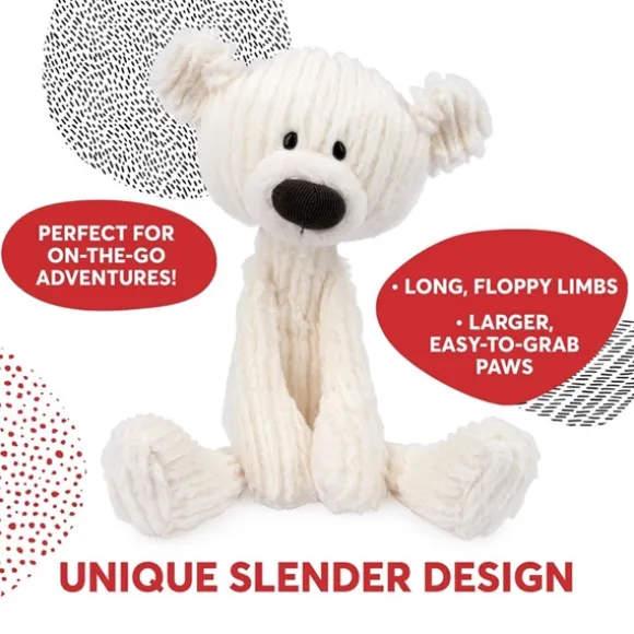 Toothpick the White Cable Pattern Teddy Bear by Gund