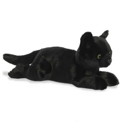 Twilight the Stuffed Black Cat Flopsie by Aurora