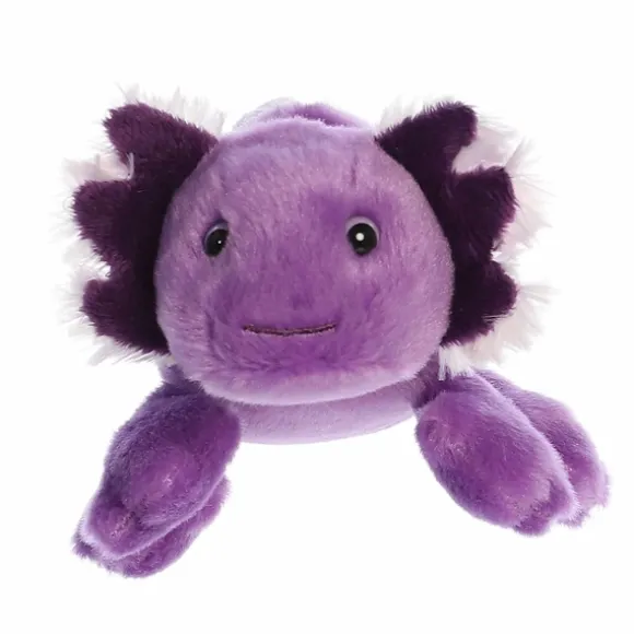 Ube the Stuffed Purple Axolotl Mini Flopsie by Aurora