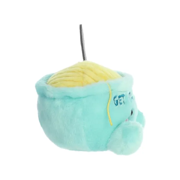 Welly the Plush Chicken Soup Bowl Palm Pals by Aurora