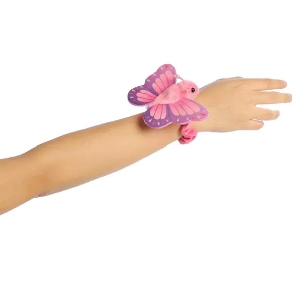Wrist Fliers Elastic Plush Blush Butterfly by Aurora