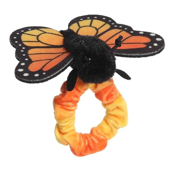 Wrist Fliers Elastic Plush Monarch Butterfly by Aurora