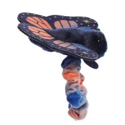 Wrist Fliers Elastic Plush Sunset Butterfly by Aurora