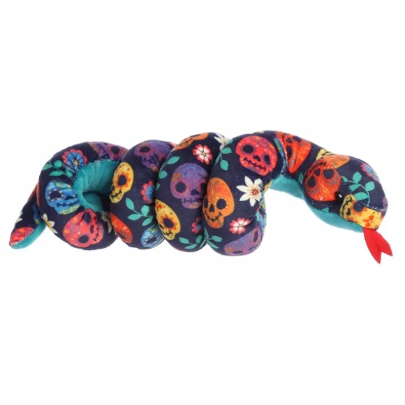 Wrist Wranglers Elastic Plush Sugar Skull Snake by Aurora
