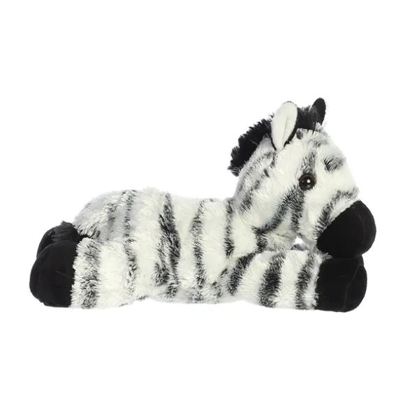 Zany The Stuffed Zebra Plush Animal Mini Flopsie by Aurora